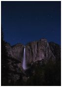 Yosemite Falls by Moonlight